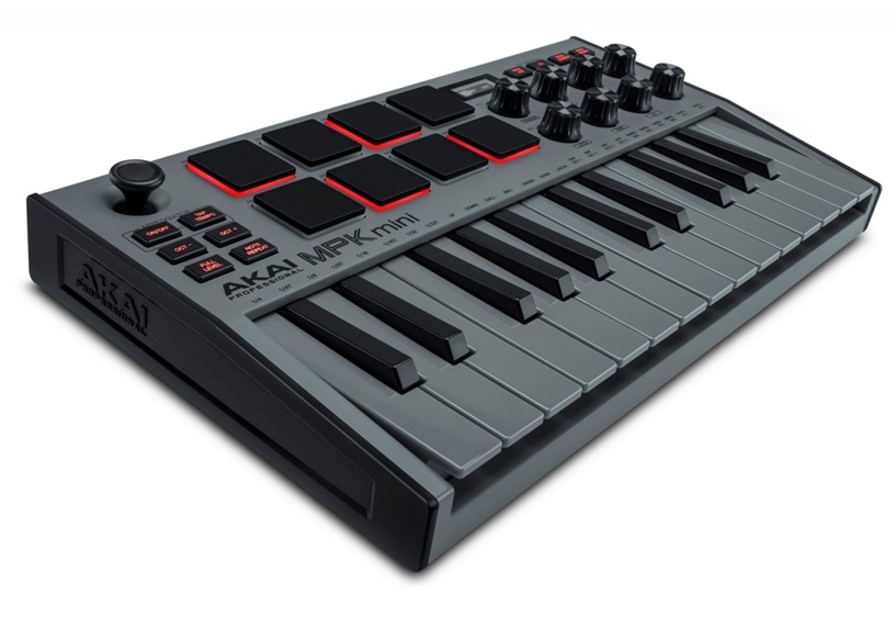 MIDI клавиатуры Akai PRO MPK MINI MK3 Grey midi клавиатуры koobic oxygen 25