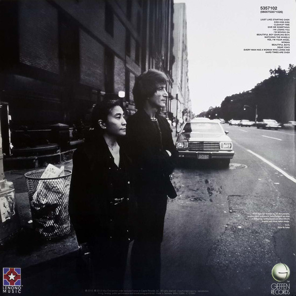 Рок Beatles Solo John Lennon, Yoko Ono, Double Fantasy (LP set) - фото 3