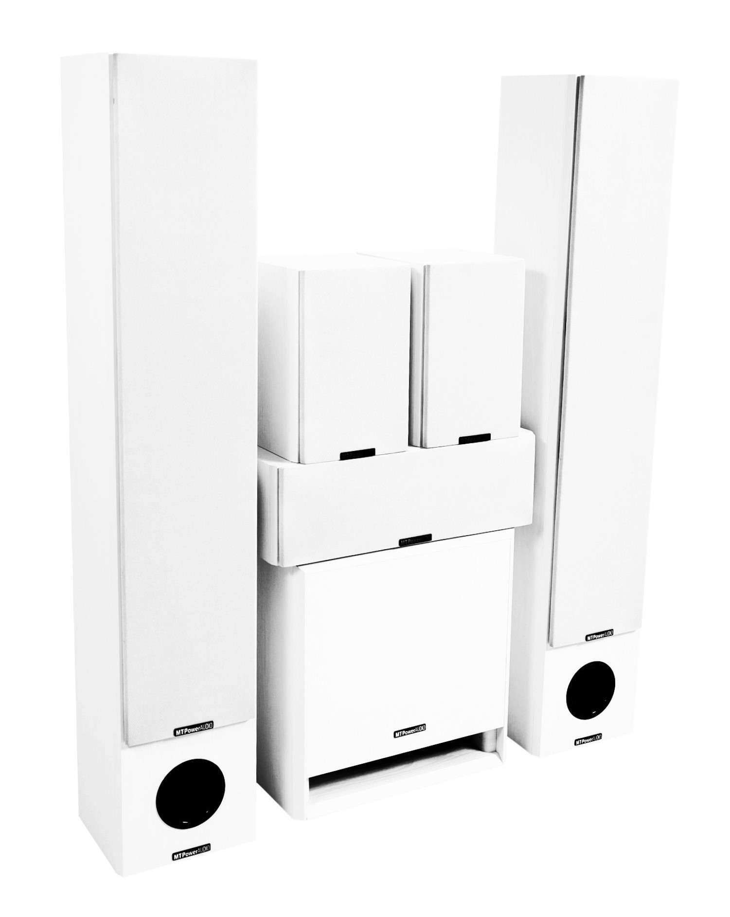 Комплекты акустики 5.1 MT-Power Performance XL white set 5.1 (white grills) комплекты акустики 5 0 bowers