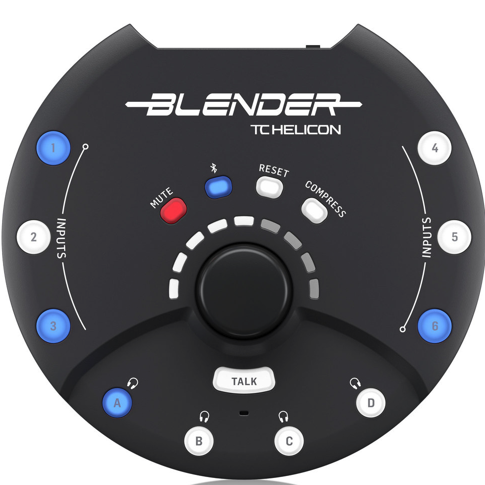 Аудиоинтерфейсы для домашней студии TC HELICON BLENDER караоке микшеры madboy blender 422u