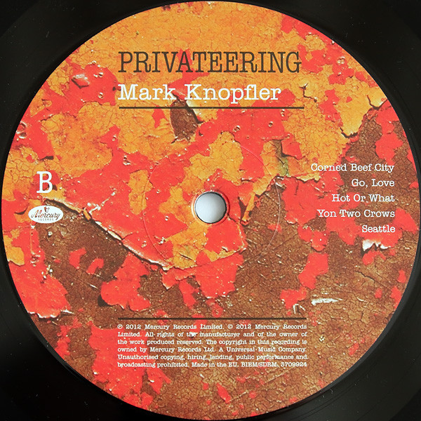 Другие Mercury Recs UK Knopfler, Mark, Privateering - фото 4