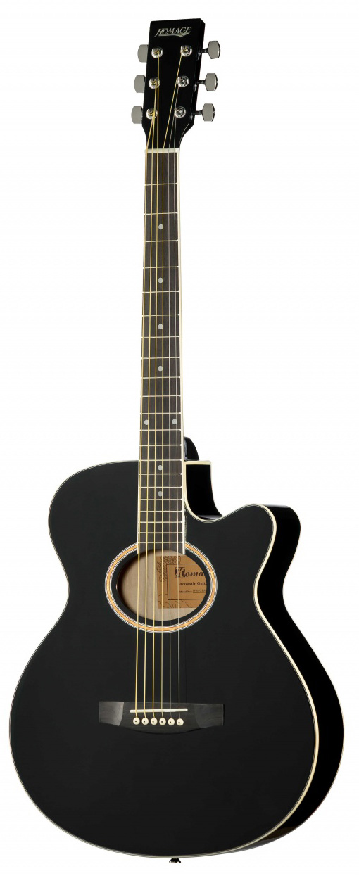 Акустические гитары Homage LF-401C-B процессоры эффектов и педали для гитары mooer baby water