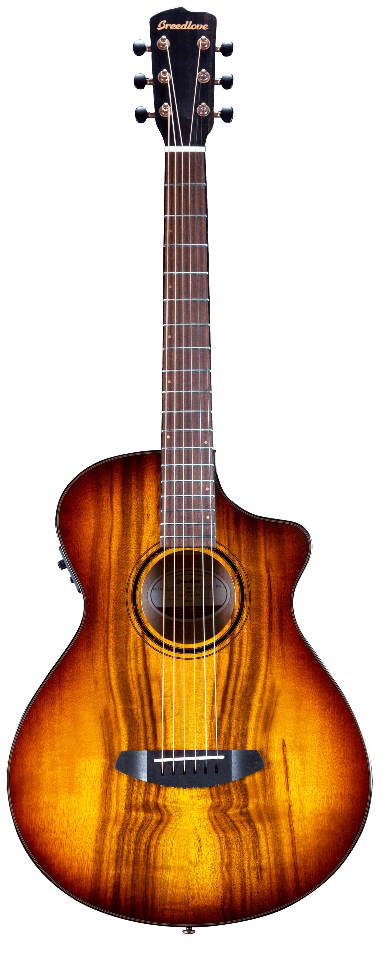 Breedlove Pursuit Exotic S Concertina Tiger's Eye CE