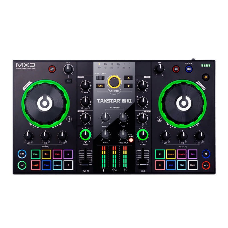 DJ-микшеры и оборудование Takstar MX3 звуковая карта и аудиооборудование только оборудование
