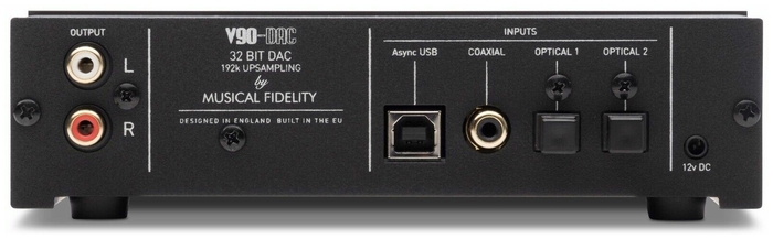 Стационарные ЦАПы Musical Fidelity V90 DAC Black, цвет черный - фото 2