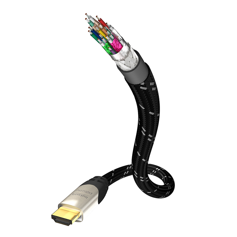 HDMI кабели In-Akustik Exzellenz HDMI 10.0m #006244310 hdmi кабели in akustik exzellenz hdmi 2 0 optical fiber cable 5 0 m 009241005