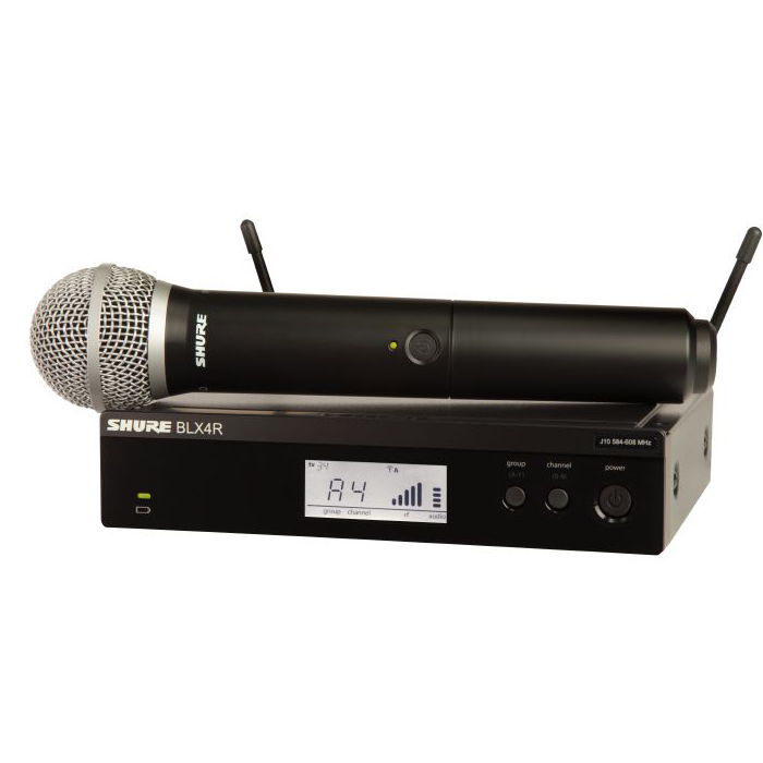 Радиосистемы с ручным микрофоном Shure BLX24RE/SM58 M17 (662-686 MHz)