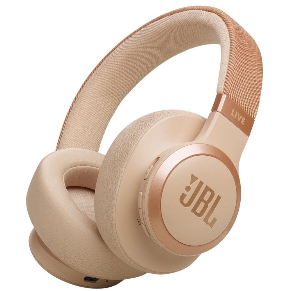 Наушники с шумоподавлением JBL Live 770NC Beige