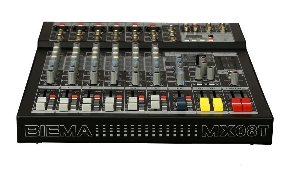 Микшерные пульты аналоговые Biema MX-08T микшерные пульты аналоговые soundcraft efx12