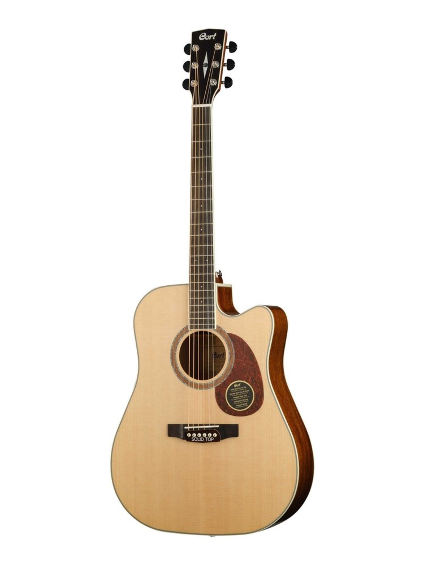 Электроакустические гитары Cort MR730FX-NAT-WBAG (чехол в комплекте) электроакустические гитары cort ndx baritone ns wbag чехол в комплекте