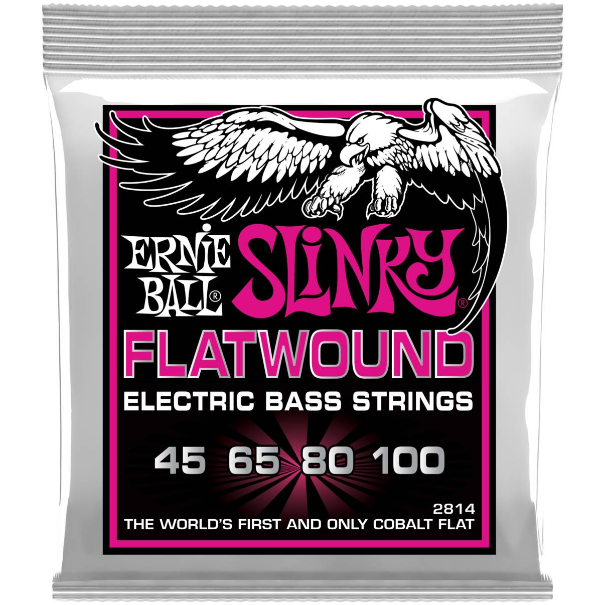Струны Ernie Ball 2814 Slinky Flatwound Bass струны ghs strings m3045 pak2