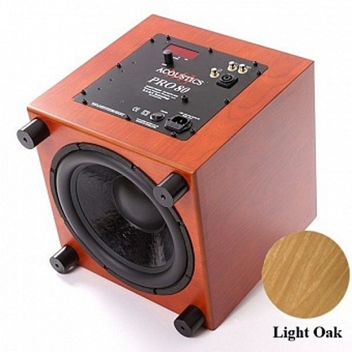 Сабвуферы активные MJ Acoustics Pro 80 Mk I light oak