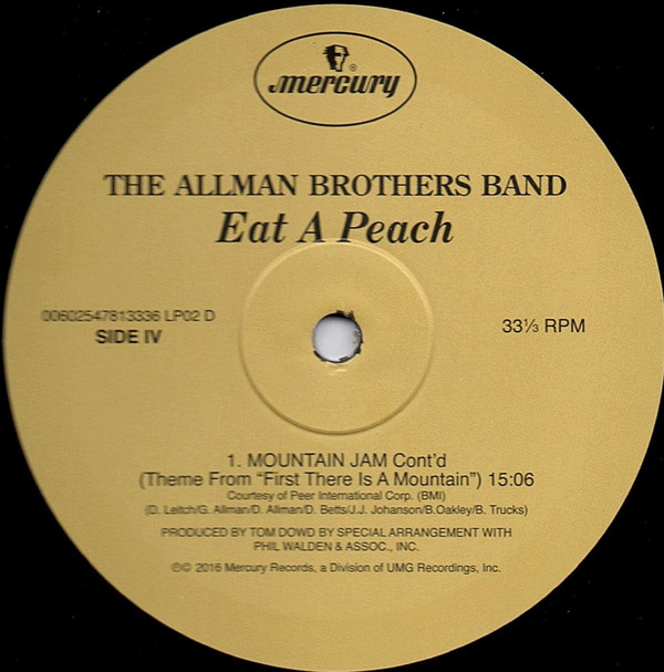 Рок UME (USM) Allman Brothers Band, The, Eat A Peach - фото 4