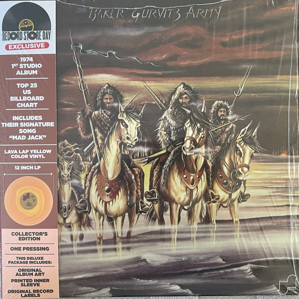 Рок IAO The Baker Gurvitz Army - The Baker Gurvitz Army (Coloured Vinyl LP) - фото 3