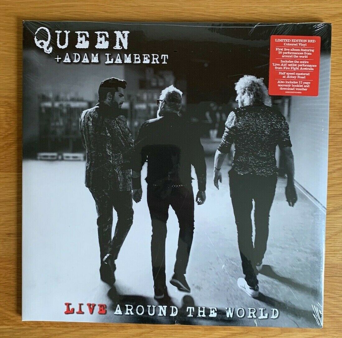 Рок Universal (UMGI) Adam Lambert, Queen - Live Around The World (Limited Coloured Vinyl) - фото 2