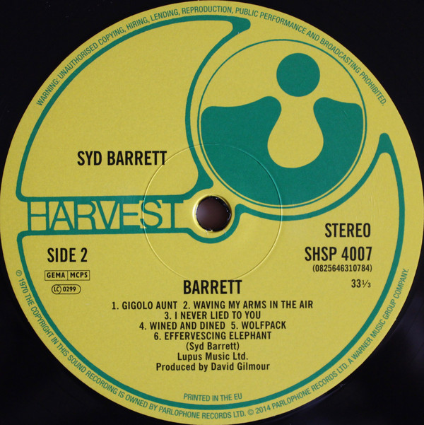 Рок PLG Syd Barrett Barrett (Black Vinyl) - фото 3