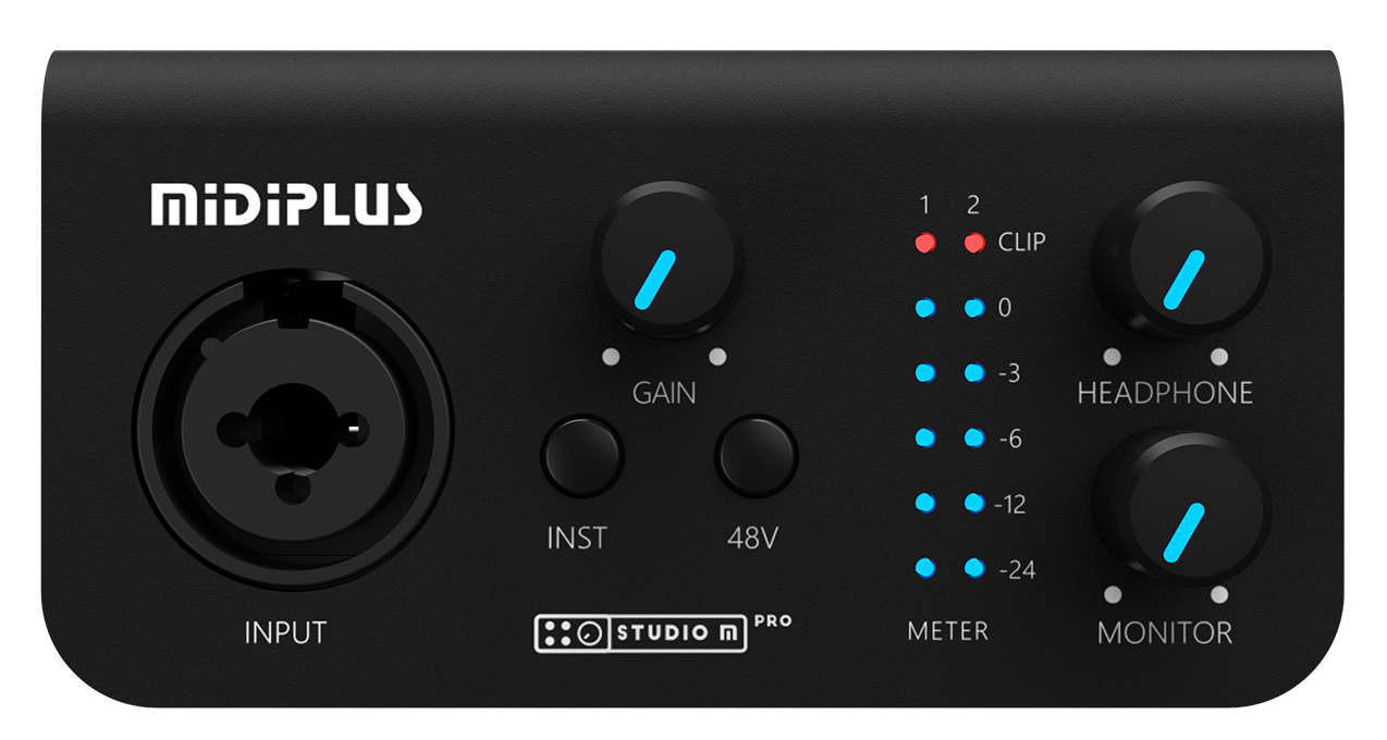 Внешние звуковые карты Midiplus Studio M pro OTG внешние звуковые карты ik multimedia irig stream
