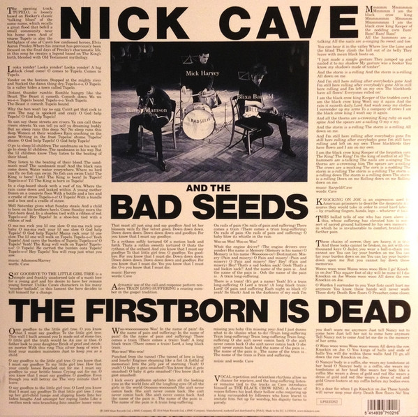 Рок IAO Nick Cave - The Firstborn Is Dead (Black Vinyl LP) - фото 2