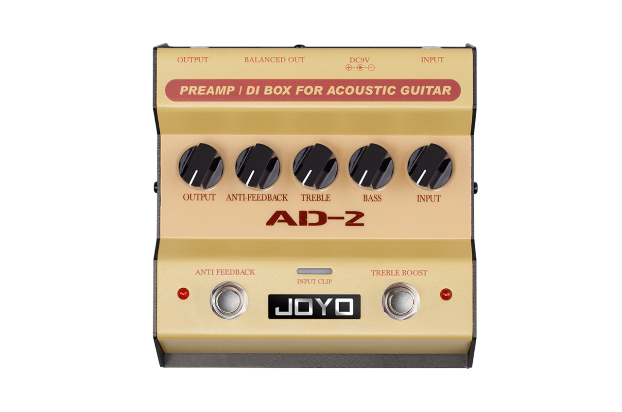 Процессоры эффектов и педали для гитары Joyo AD-2-Acc.Preamp-Di-box tenghong ne5532 subwoofer preamplifier board hifi 2 1 preamp tone board treble bass independent adjustment dual ac12 15v amp