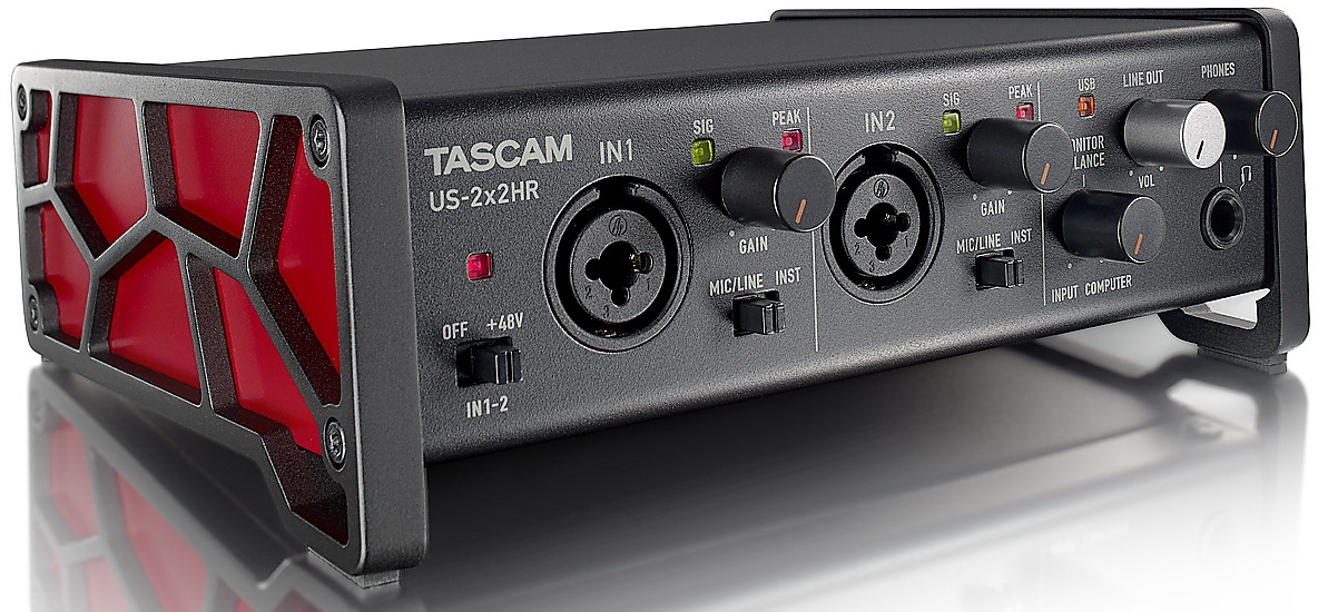 Аудиоинтерфейсы для домашней студии Tascam US-2x2HR цифровые рекордеры tascam dr 10l