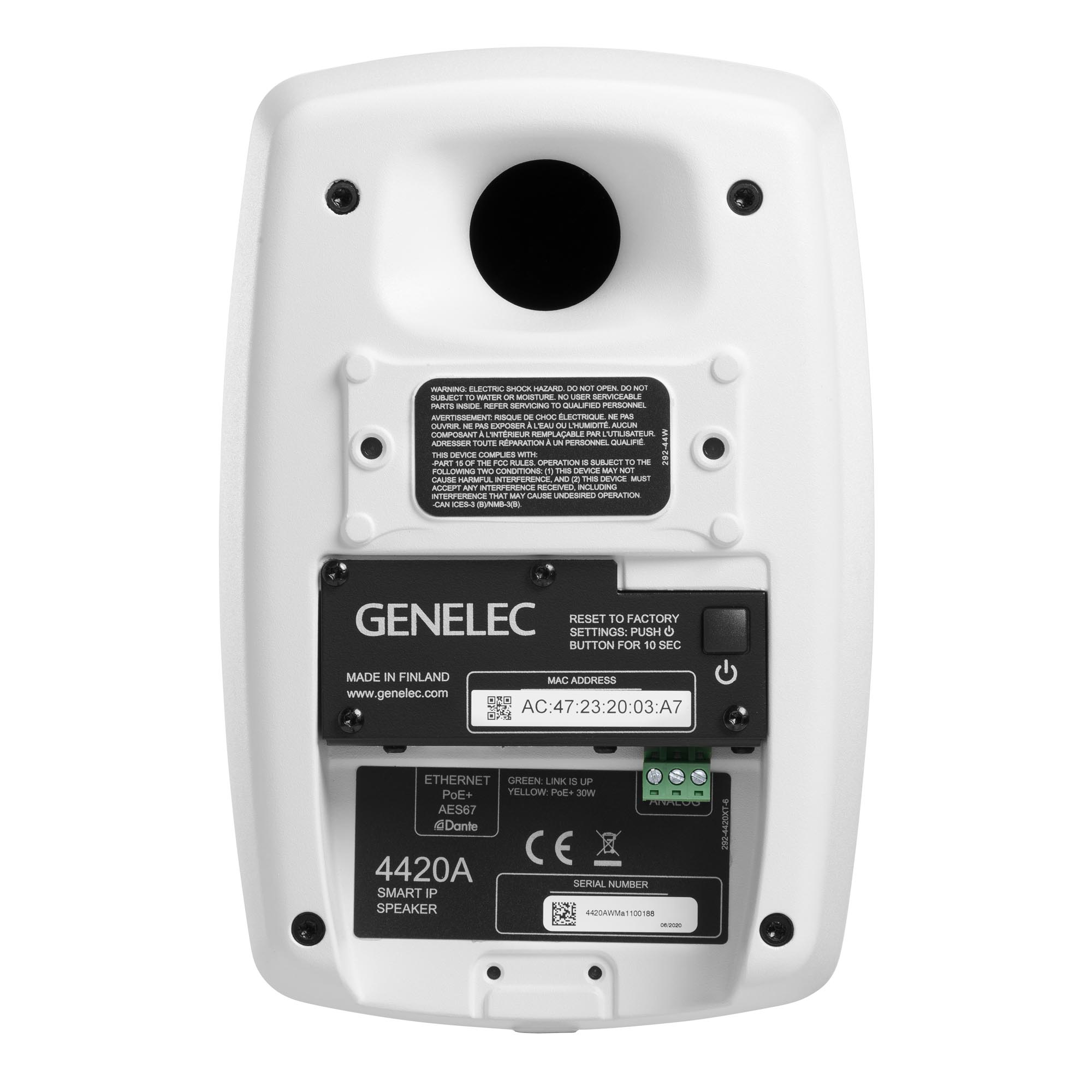 Студийные мониторы Genelec 4420AWM, цвет белый, размер 75 - фото 2