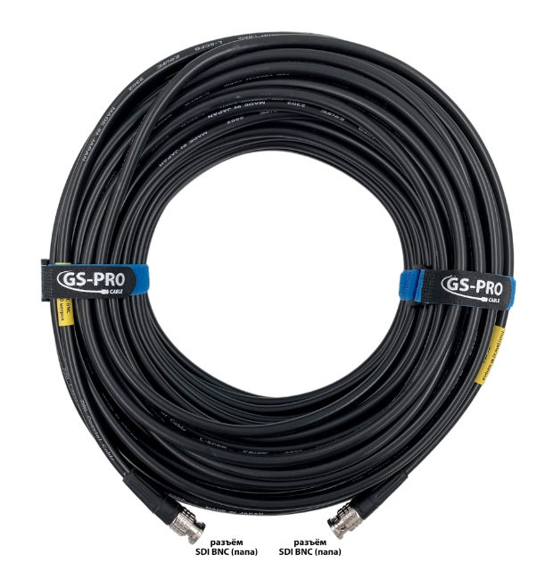 Кабели с разъемами GS-PRO 12G SDI BNC-BNC 40 метров кабели с разъемами gs pro 12g sdi bnc bnc 15 метров