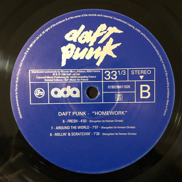 Электроника Warner Music Daft Punk - Homework (Black Vinyl 2LP) - фото 4