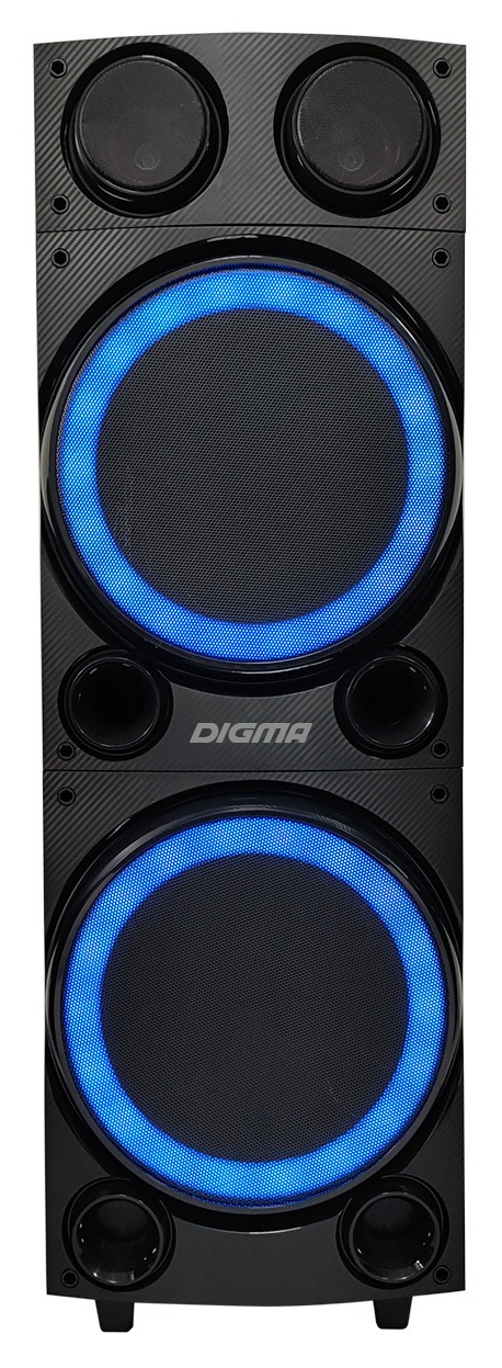 Музыкальные центры Digma MS-14 колонки автомобильные digma dca b502 200вт 90дб 4ом 13см 5дюйм ком 2кол коаксиальные двухполосные