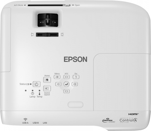 Проекторы для презентаций Epson EB-982W, цвет белый, размер 7 - фото 4