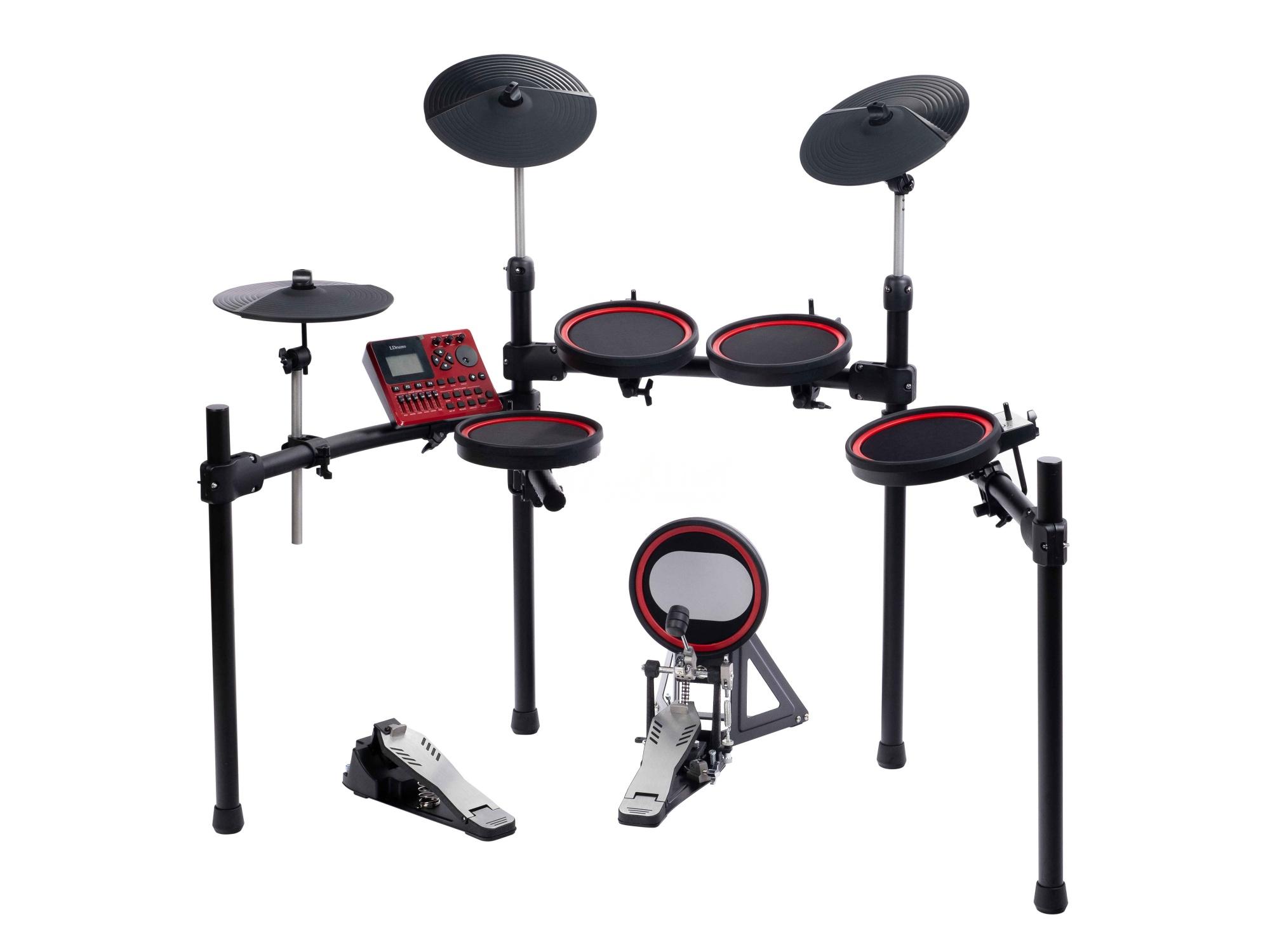 Электронные ударные установки LDrums MK-5L-RED, цвет красный/черный - фото 6