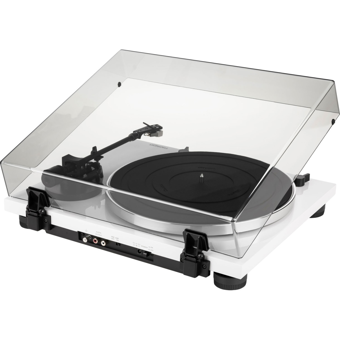 Проигрыватели винила Thorens TD-201 (TP71, AT3600) highgloss white, цвет белый - фото 2