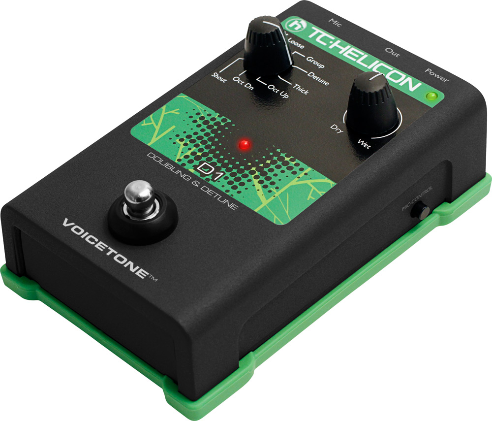 Процессоры эффектов и педали для гитары TC HELICON VOICETONE D1 вокальные процессоры tc helicon perform vg