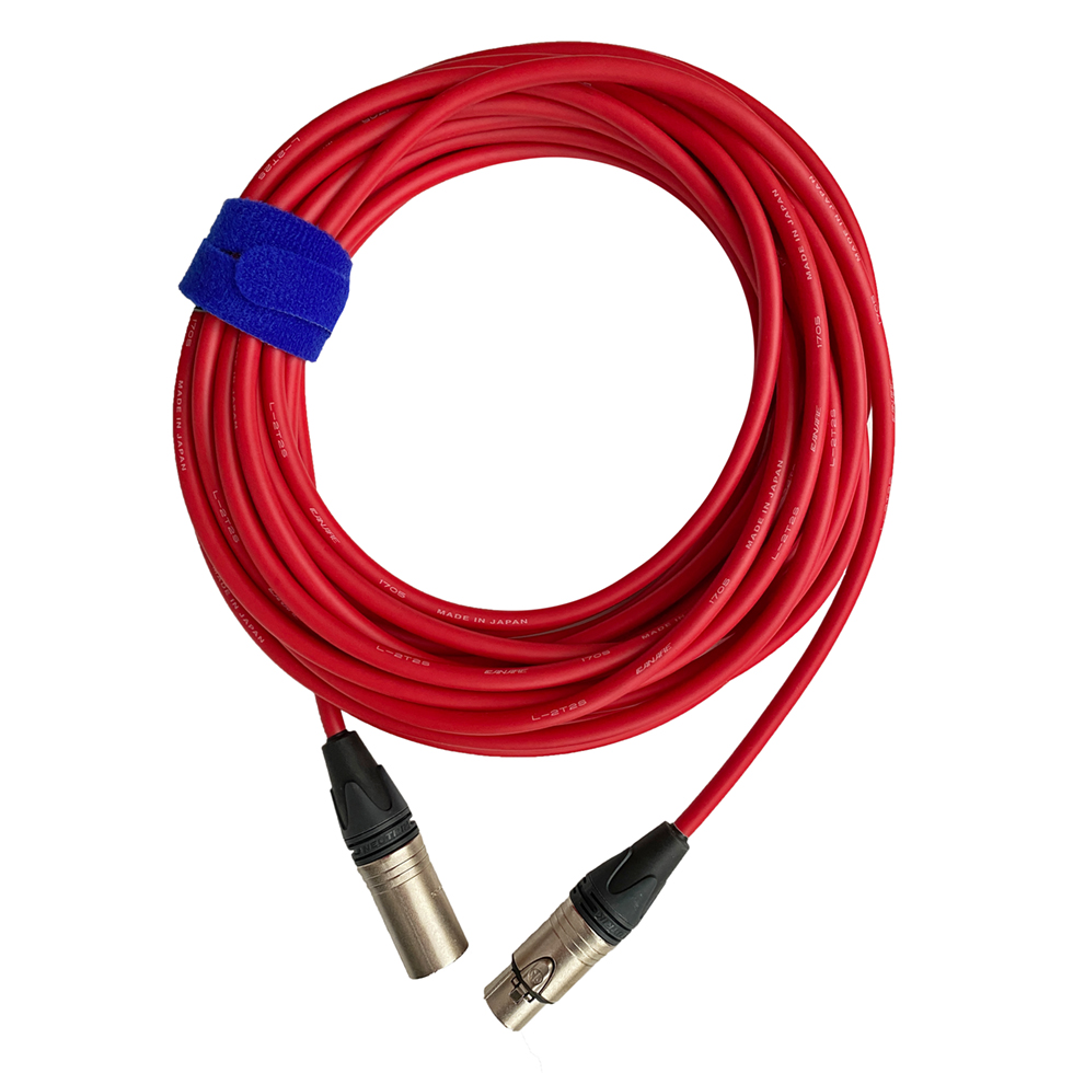 Кабели с разъемами GS-PRO XLR3F-XLR3M (red) 10 метров межблочный балансный кабель xlr m xlr f длина 2 5m