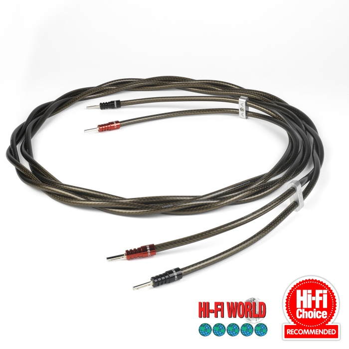 Кабели акустические с разъёмами Chord Company EpicXL Speaker Cable (Banana) 2m, pair, цвет коричневый - фото 3