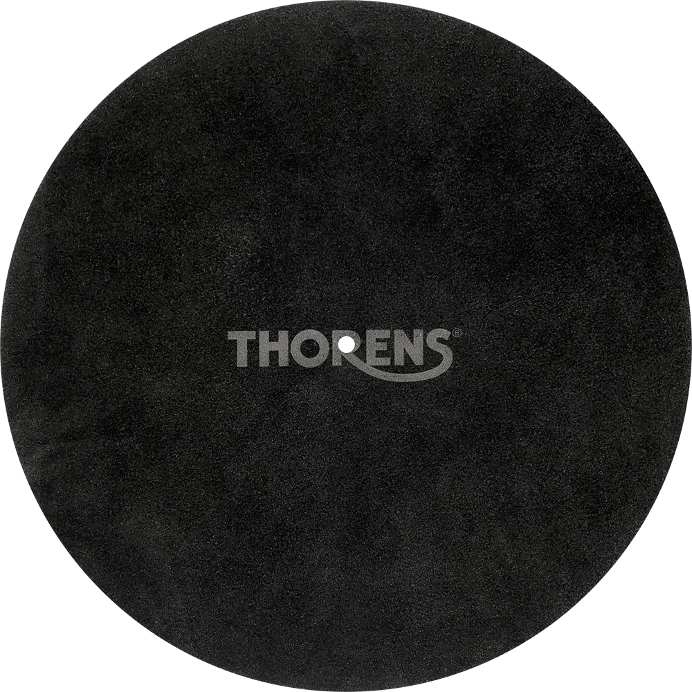 Слипматы Thorens Leather turntable mat black пассики для виниловых проигрывателей vpi periphery ring dampening belts