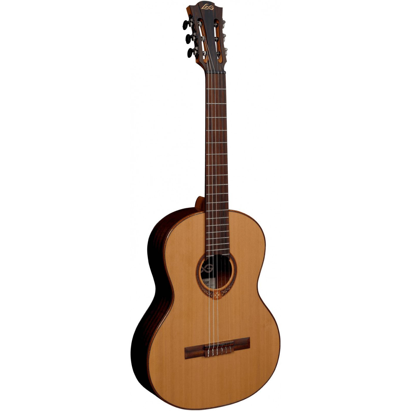 Классические гитары LAG OC-118 каподастр для классической гитары alice a007c bk