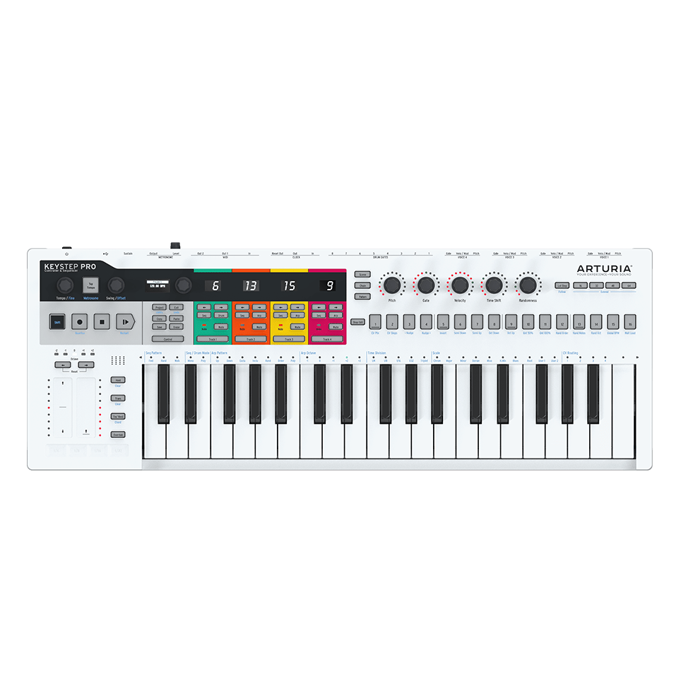 MIDI клавиатуры Arturia KeyStep Pro korg microkey2 61 61 клавишный компактный usb контроллер midi клавиатуры с питанием от usb