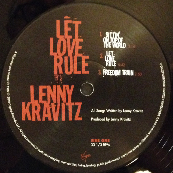 Рок UME (USM) Kravitz, Lenny, Let Love Rule - фото 3