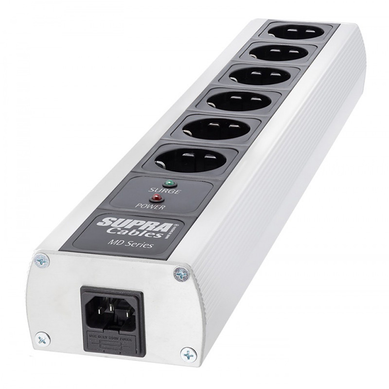 Сетевые фильтры Supra Mains Block MD-06EU/SP Switch сетевые фильтры audiolab dc block silver