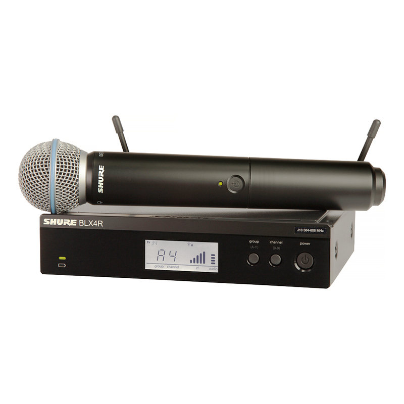 Радиосистемы с ручным микрофоном Shure BLX24RE/B58 M17 662-686 MHz радиосистемы петличные shure blx14e cvl m17 662 686 mhz