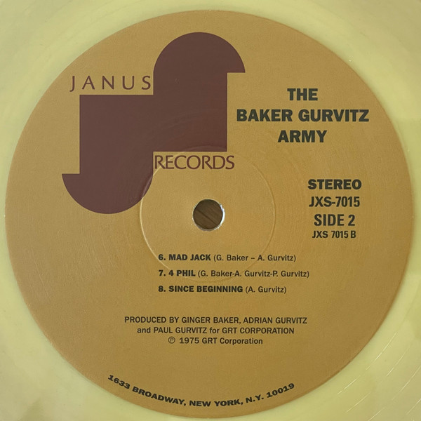 Рок IAO The Baker Gurvitz Army - The Baker Gurvitz Army (Coloured Vinyl LP) - фото 4