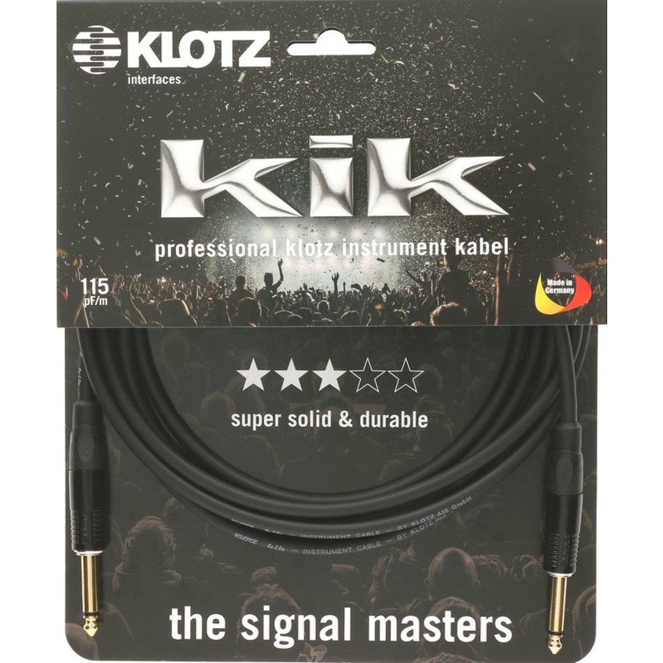 Кабели с разъемами Klotz KIKKG9.0PPSW