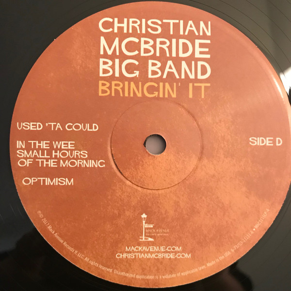 Хип-хоп IAO Christian McBride - Bringin' It (Black Vinyl 2LP) - фото 4