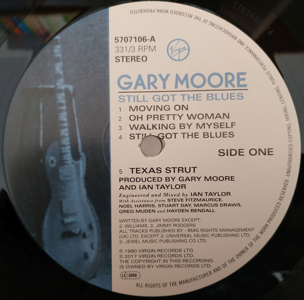 Рок UMC/Island UK/MCA Gary Moore, Still Got The Blues (2016 Reissue) - фото 4