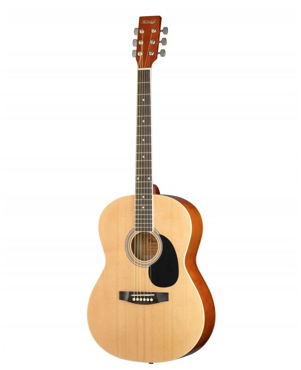Акустические гитары Homage LF-3910 ремень для гитары жёлтое пламя длина 60 117 см ширина 5 см 12 медиаторов в подарок