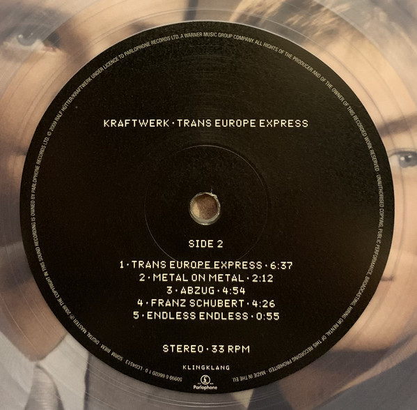 Электроника PLG Kraftwerk — TRANS-EUROPE EXPRESS (Limited 180 Gram Clear Vinyl/English Language Version/Booklet) - фото 7