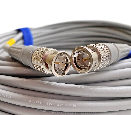 кабели с разъемами gs pro 12g sdi bnc bnc grey 20 метров Кабели с разъемами GS-PRO 12G SDI BNC-BNC (grey) 20 метров