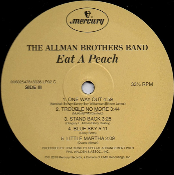 Рок UME (USM) Allman Brothers Band, The, Eat A Peach - фото 5