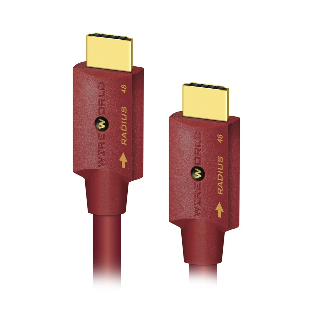 HDMI кабели Wire World Radius-48 HDMI 2.1 Cable 5.0m hdmi кабели in akustik exzellenz hdmi 2 0 optical fiber cable 20 0 m 009241020