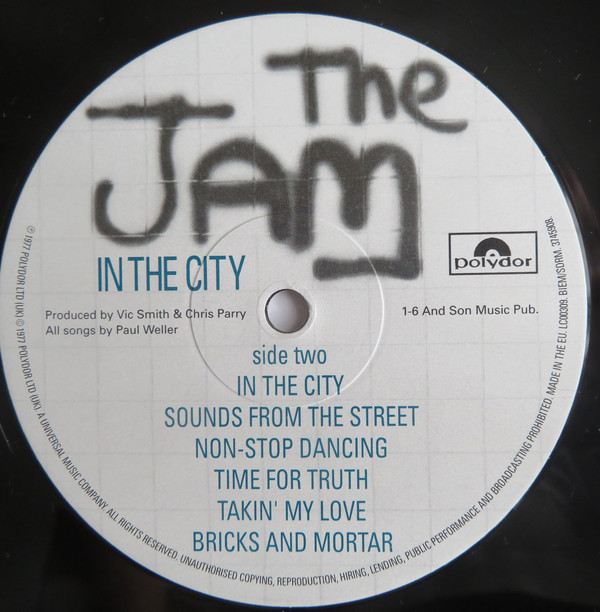 Рок UMC/Polydor UK The Jam, In The City - фото 3